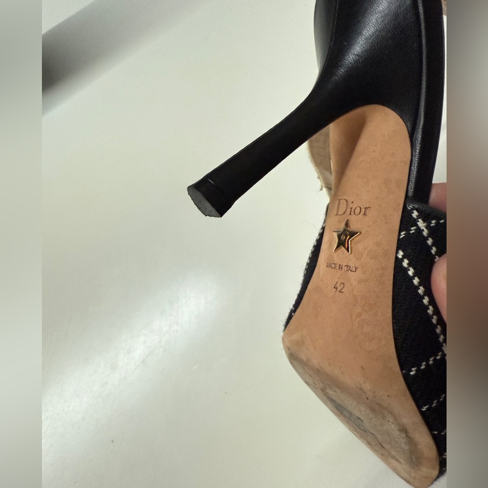 J'Adior Slingback Pump Black Technical Fabric - Picture 5 of 5